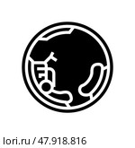 monowheel motorbike glyph icon vector illustration. Стоковая иллюстрация, иллюстратор Vectorwin / Фотобанк Лори