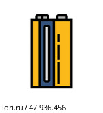 pp3 battery power energy color icon vector illustration. Стоковая иллюстрация, иллюстратор Vectorwin / Фотобанк Лори