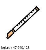 taoist flute taoism color icon vector illustration. Стоковая иллюстрация, иллюстратор Vectorwin / Фотобанк Лори