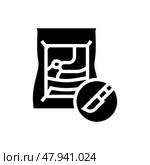 abdominal surgery gastroenterologist glyph icon vector illustration. Стоковая иллюстрация, иллюстратор Vectorwin / Фотобанк Лори