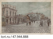Владивосток. Китайская улица. Старинная открытка. 1920-е гг. Стоковое фото, фотограф Артёменко Дмитрий Николаевич / Фотобанк Лори