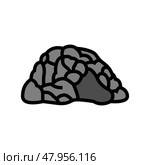 clothing shelter human evolution color icon vector illustration. Стоковая иллюстрация, иллюстратор Vectorwin / Фотобанк Лори