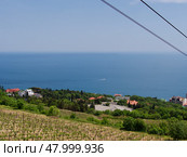 Sunny Aj-Petri Mountain top view , Crimea, summer (2019 год). Стоковое фото, фотограф Tamara Sushko / Фотобанк Лори
