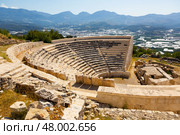 Amphitheater in the ancient Lycian city of Rhodiapolis. Стоковое фото, фотограф Яков Филимонов / Фотобанк Лори