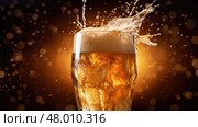 glass bubble beer drink effervescent ai generated. Стоковое AI-изображение, AI-художник Vectorwin / Фотобанк Лори