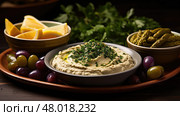 sarma appetizer vegan food stuffed ai generated. Стоковое AI-изображение, AI-художник Vectorwin / Фотобанк Лори