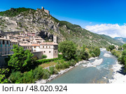 panorama of Entrevaux. Стоковое фото, фотограф Anastasy Yarmolovich / Фотобанк Лори