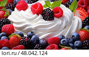 brownie homemade dessert food ai generated. Стоковое AI-изображение, AI-художник Vectorwin / Фотобанк Лори