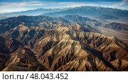 uplift fault block mountains ai generated. Стоковое AI-изображение, AI-художник Vectorwin / Фотобанк Лори
