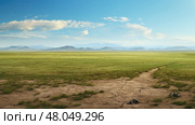 fertile alluvial plains landscape ai generated. Стоковое AI-изображение, AI-художник Vectorwin / Фотобанк Лори
