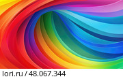 colorful vibrant rainbow background ai generated. Стоковое AI-изображение, AI-художник Vectorwin / Фотобанк Лори