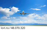 destination fly airport background ai generated. Стоковое AI-изображение, AI-художник Vectorwin / Фотобанк Лори