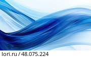 water abstract blue waves ai generated. Стоковое AI-изображение, AI-художник Vectorwin / Фотобанк Лори