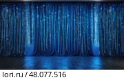 sparkly blue tinsel ai generated. Стоковое AI-изображение, AI-художник Vectorwin / Фотобанк Лори