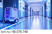 clean uv light in hospital ai generated. Стоковое AI-изображение, AI-художник Vectorwin / Фотобанк Лори