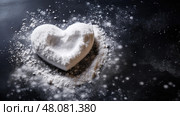 passi heart on dark background ai generated. Стоковое AI-изображение, AI-художник Vectorwin / Фотобанк Лори
