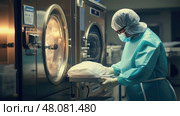 autoclave equipment sterilization ai generated. Стоковое AI-изображение, AI-художник Vectorwin / Фотобанк Лори