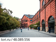 Новая Голландия. Лесной склад (северный), Классицизм, Архитектор Чевакинский С. И. Санкт-Петербург (2024 год). Редакционное фото, фотограф Оксана / Фотобанк Лори