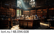 journals library medical ai generated. Стоковое AI-изображение, AI-художник Vectorwin / Фотобанк Лори