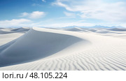 dunes white topography ai generated. Стоковое AI-изображение, AI-художник Vectorwin / Фотобанк Лори