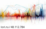 prices stocks white background ai generated. Стоковое AI-изображение, AI-художник Vectorwin / Фотобанк Лори