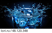 pharmaceutical pills blue ai generated. Стоковое AI-изображение, AI-художник Vectorwin / Фотобанк Лори
