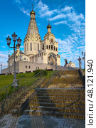 Всехсвятская церковь, Республика Беларусь, г. Минск (2024 год). Стоковое фото, фотограф Ирина / Фотобанк Лори