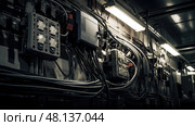 magnetic light ballast ai generated. Стоковое AI-изображение, AI-художник Vectorwin / Фотобанк Лори