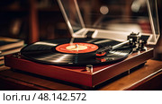 retro technology old-fashioned ai generated. Стоковое AI-изображение, AI-художник Vectorwin / Фотобанк Лори