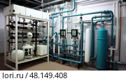 ultraviolet water treatment equipment ai generated. Стоковое AI-изображение, AI-художник Vectorwin / Фотобанк Лори