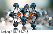 protons carbon element ai generated. Стоковое AI-изображение, AI-художник Vectorwin / Фотобанк Лори