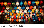 hoi global lights ai generated. Стоковое AI-изображение, AI-художник Vectorwin / Фотобанк Лори
