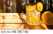 ade juicy lemon yellow ai generated. Стоковое AI-изображение, AI-художник Vectorwin / Фотобанк Лори
