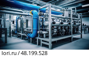 osmosis water treatment equipment ai generated. Стоковое AI-изображение, AI-художник Vectorwin / Фотобанк Лори