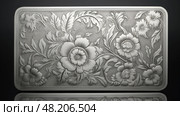 engravings silver plaque ai generated. Стоковое AI-изображение, AI-художник Vectorwin / Фотобанк Лори