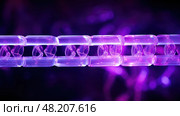 electrophoresis purple dna ai generated. Стоковое AI-изображение, AI-художник Vectorwin / Фотобанк Лори