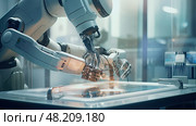 surgery biomedical technology ai generated. Стоковое AI-изображение, AI-художник Vectorwin / Фотобанк Лори