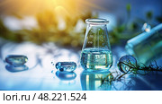 monoterpenes essential oil science ai generated. Стоковое AI-изображение, AI-художник Vectorwin / Фотобанк Лори