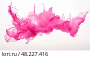 photograph pink paint stroke ai generated. Стоковое AI-изображение, AI-художник Vectorwin / Фотобанк Лори