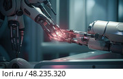 innovation biomedical technology ai generated. Стоковое AI-изображение, AI-художник Vectorwin / Фотобанк Лори