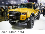 Toyota Land Cruiser 250. Редакционное фото, фотограф Art Konovalov / Фотобанк Лори