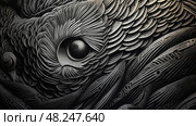 relief printmaking texture ai generated. Стоковое AI-изображение, AI-художник Vectorwin / Фотобанк Лори