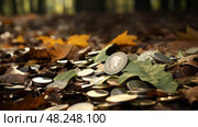 finance money leaves ai generated. Стоковое AI-изображение, AI-художник Vectorwin / Фотобанк Лори