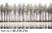 openness minimal trees ai generated. Стоковое AI-изображение, AI-художник Vectorwin / Фотобанк Лори