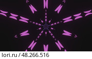 Colorful animated VJ loop. Abstract flashing neon elements. Стоковая анимация, аниматор Сергей Чубаров / Фотобанк Лори