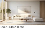 neutrals interior design minimal ai generated. Стоковое AI-изображение, AI-художник Vectorwin / Фотобанк Лори