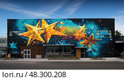 creativity grafitti stars. Стоковое AI-изображение, AI-художник Vectorwin / Фотобанк Лори