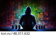 phishing data theft ai generated. Стоковое AI-изображение, AI-художник Vectorwin / Фотобанк Лори