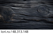 blackened charred wood texture ai generated. Стоковое AI-изображение, AI-художник Vectorwin / Фотобанк Лори