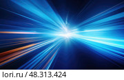 velocity blue speed background ai generated. Стоковое AI-изображение, AI-художник Vectorwin / Фотобанк Лори